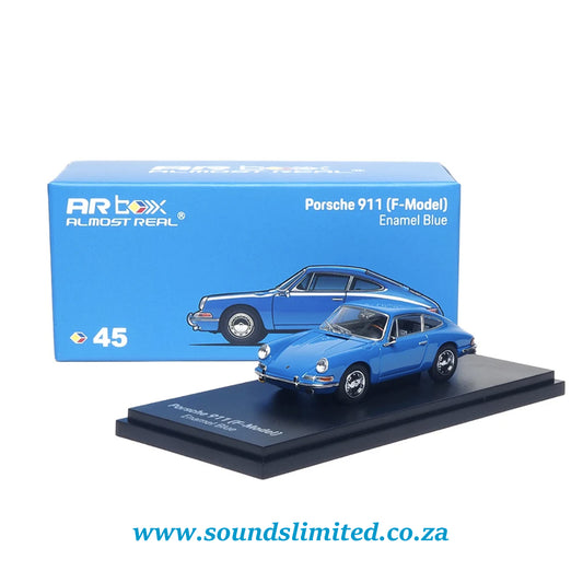 Almost Real AR Box #45 Porsche 911 F-Model 1964 Enamel Blue Diecast 641001001