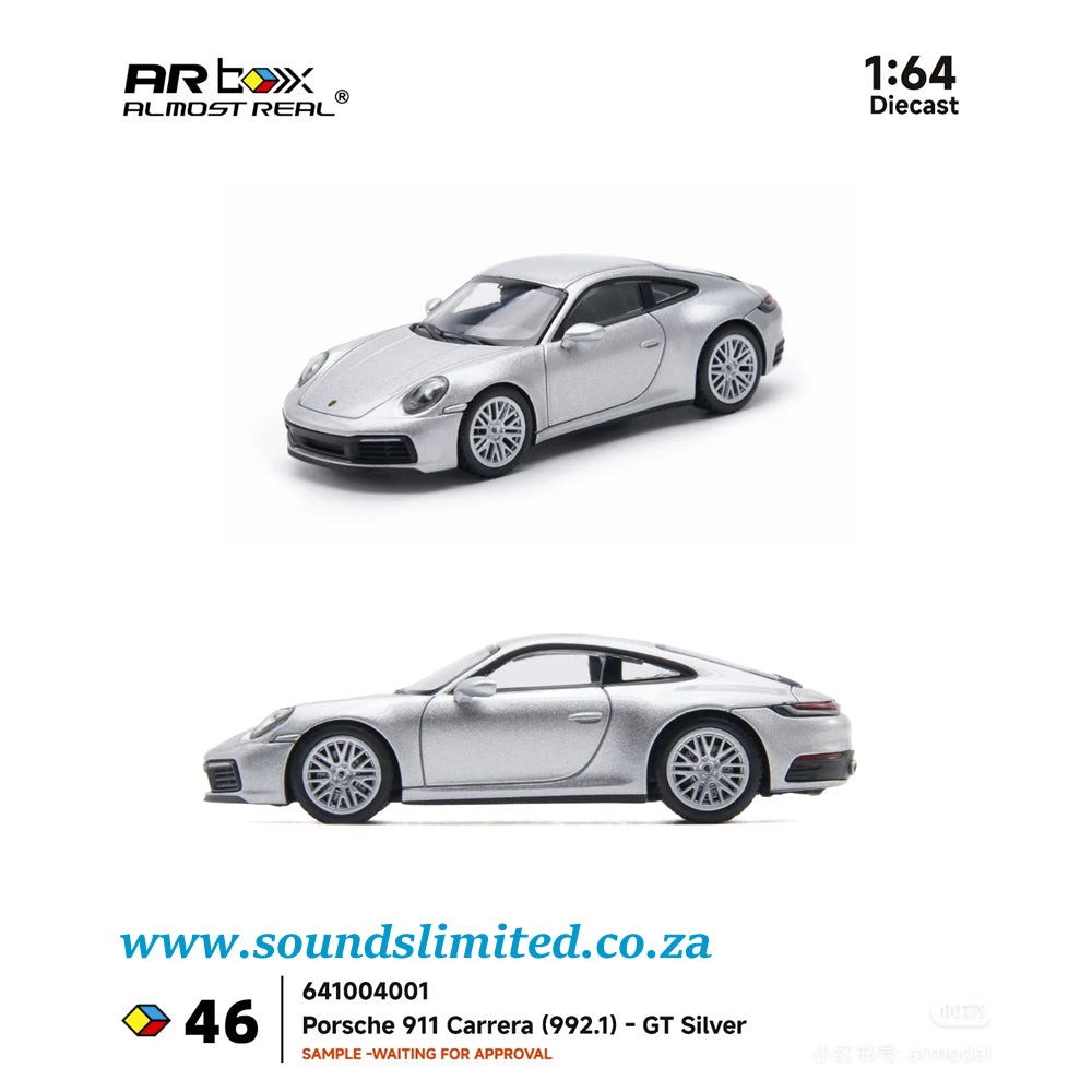 Almost Real AR Box #46 Porsche 911 Carrera (992.1) GT Silver 641004001
