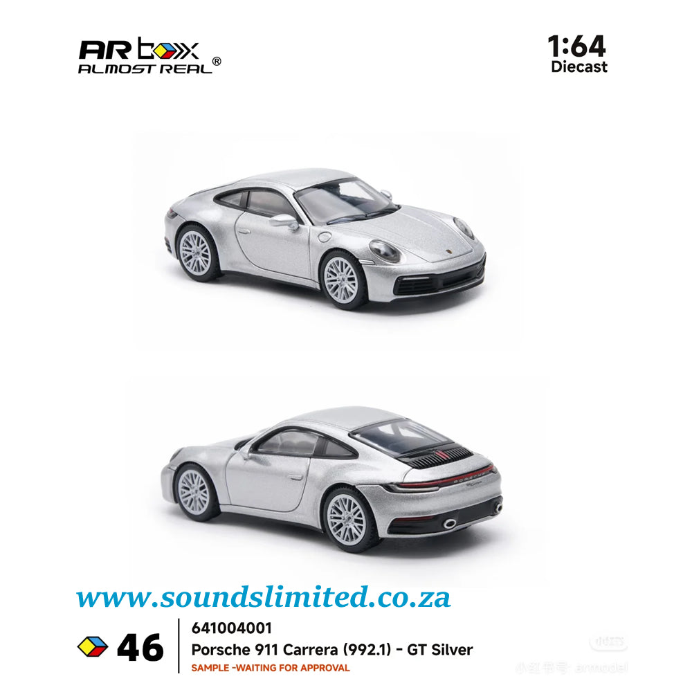 Almost Real AR Box #46 Porsche 911 Carrera (992.1) GT Silver 641004001