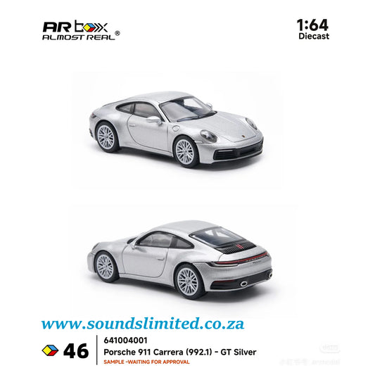 Almost Real AR Box #46 Porsche 911 Carrera (992.1) GT Silver 641004001
