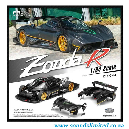 Almost Real Pagani Zonda R Matte Carbon Fiber 650630001