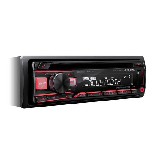 Alpine CDE-203BT Mp3 USB Cd Receiver with Bluetooth