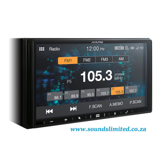 Alpine iLX-W650BT 7” Digital Media Station, featuring Apple CarPlay and Android Auto compatibility