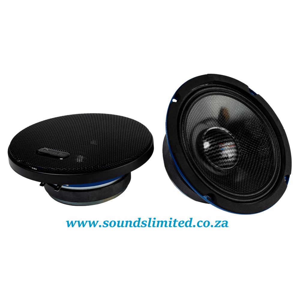American Bass Godfather 6.5CC 6.5 inch Carbon Cone Mid Speakers (Pair)