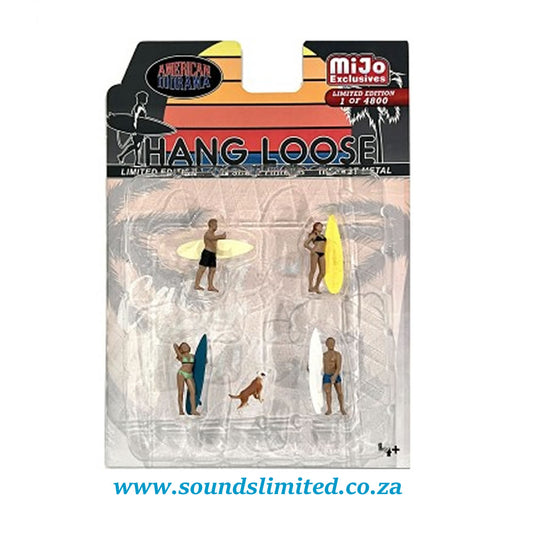 American Diorama Hang Loose Limited Edition Die Cast Figure Set AD-76500MJ 1:64