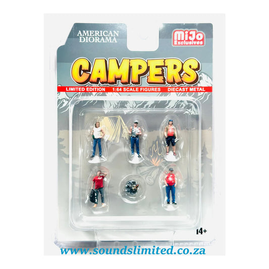 American Diorama Mijo Exclusive Campers AD-76489MJ