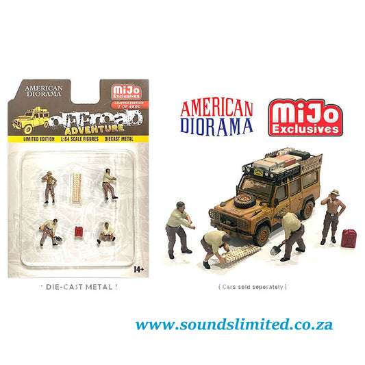 American Diorama Mijo Exclusive Offroad Adventure Figurines AD-76492MJ