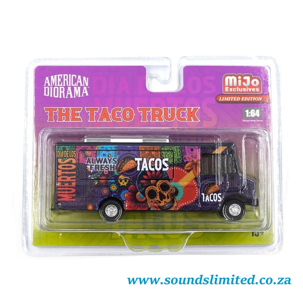 American Diorama The Taco Truck 1/64 Limited Edition AD-70100MJ