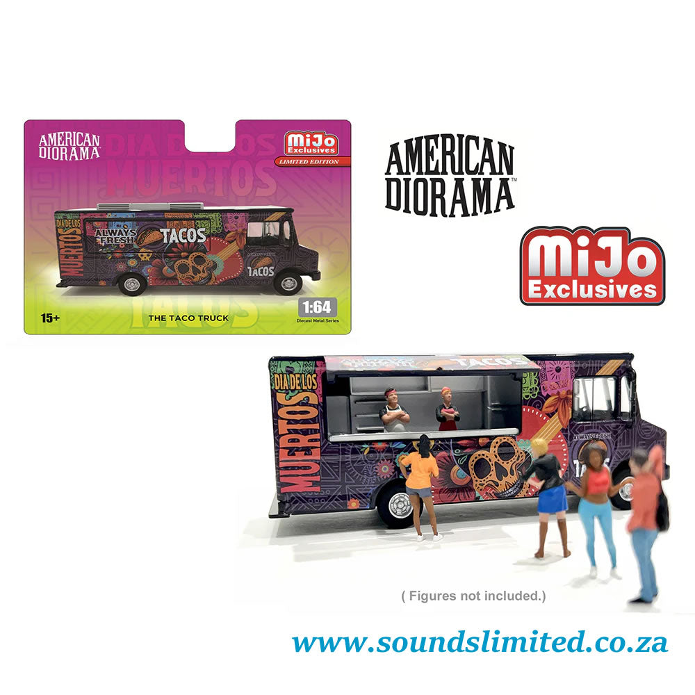 American Diorama The Taco Truck 1/64 Limited Edition AD-70100MJ