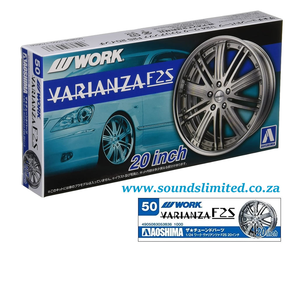 Aoshima 1/24 Work Varianza F2S 20 inch Wheels #50
