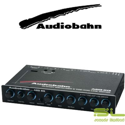Audiobahn AEQ6Q 5 Band Stereo Equalizer and Line Driver