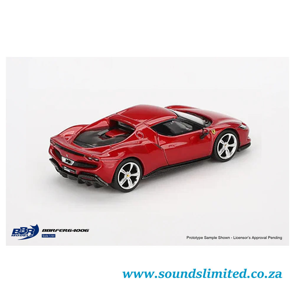 BBR Models 1/64 Ferrari 296 GTB Rosso Imola (Red) BBRFER64006