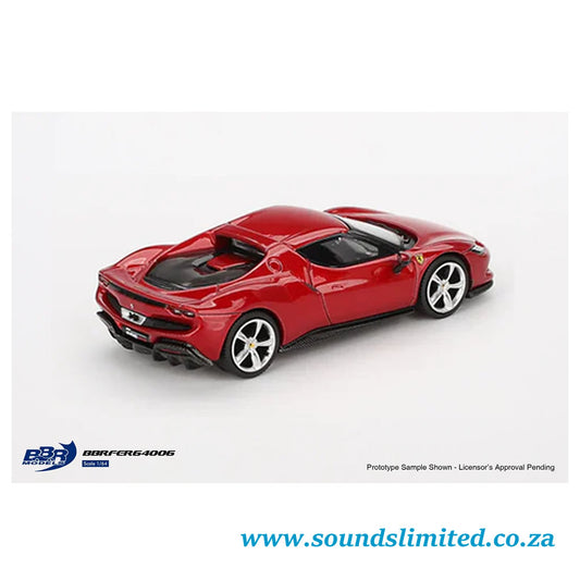 BBR Models 1/64 Ferrari 296 GTB Rosso Imola (Red) BBRFER64006