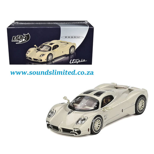 BBR Models 1/64 Pagani Utopia Presentation Grigio Rinascimento BBRDIE6430