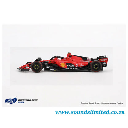 BBR Models F1 1/64 2023 Carlos Sainz Bahrain GP #55 Ferrari SF-23 BBRFER64015