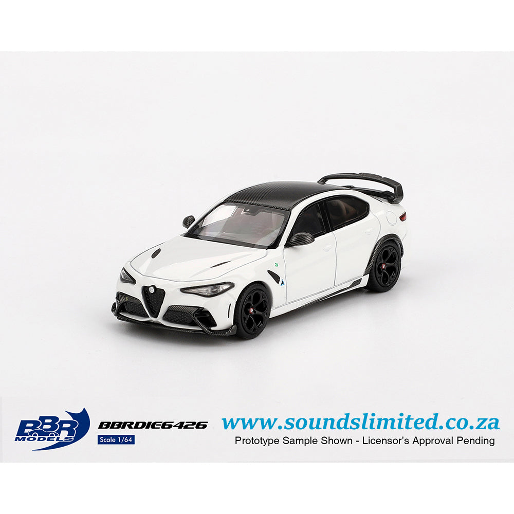 BBR Models Alfa Romeo Giulia GTAm 2021 White BBRDIE6426