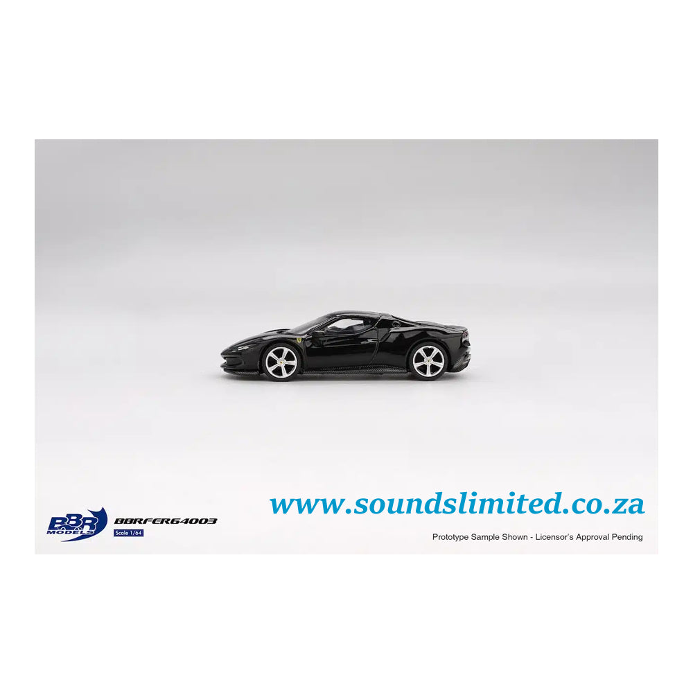 BBR Models Ferrari 296 GTB Nero Daytona BBRFER64003
