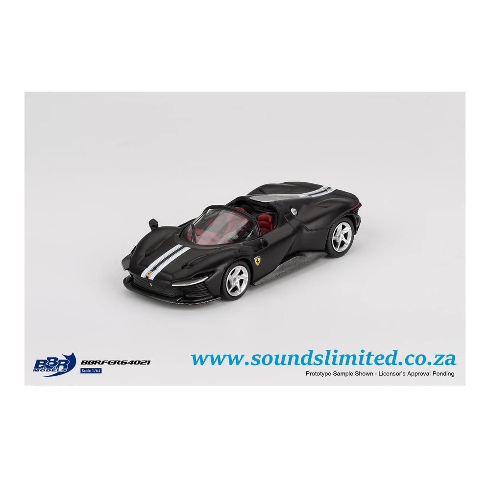 BBR Models Ferrari Daytona SP3 Matt Black BBRFER64021