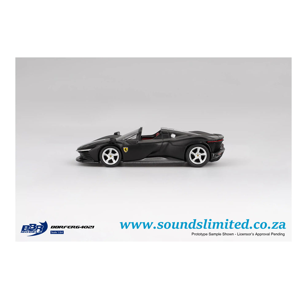 BBR Models Ferrari Daytona SP3 Matt Black BBRFER64021