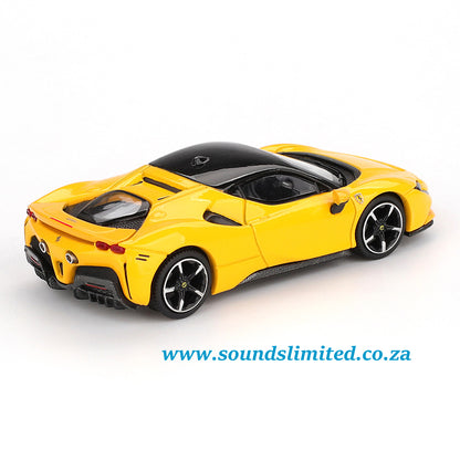BBR Models Ferrari SF90 Giallo Modena Yellow BBRFER64031