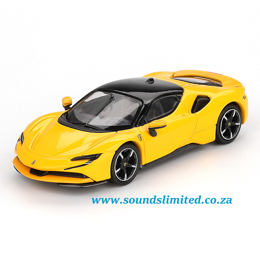 BBR Models Ferrari SF90 Giallo Modena Yellow BBRFER64031