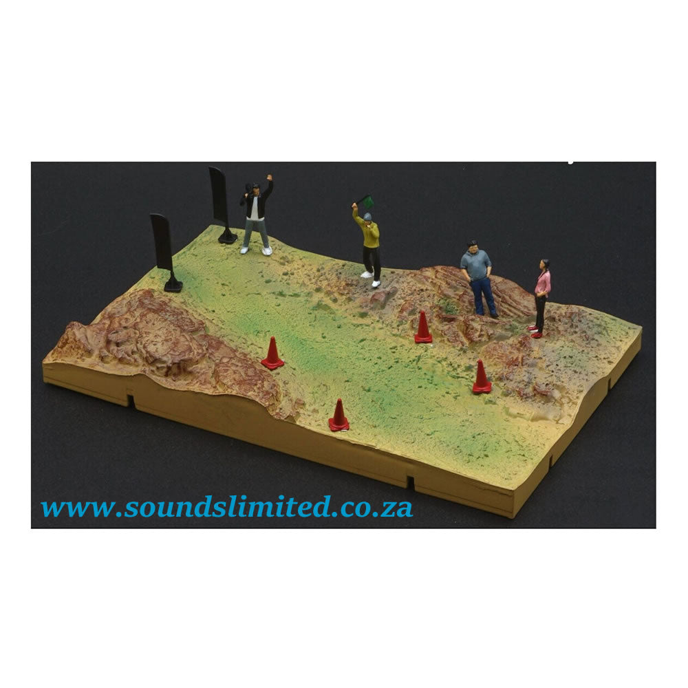 BM Creations 64BDOR002 Rally Diorama Country Side Grass Version Scale 1:64