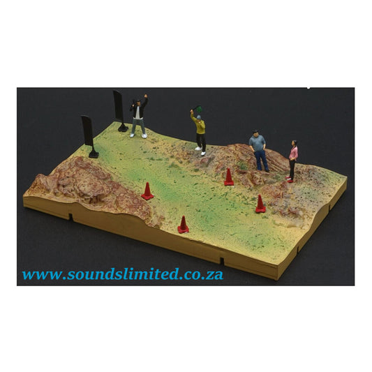 BM Creations 64BDOR002 Rally Diorama Country Side Grass Version Scale 1:64