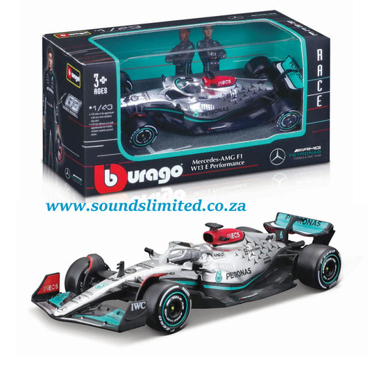 Bburago 1/43 Mercedes AMG F1 W13 2022 #44 Lewis Hamilton 38065