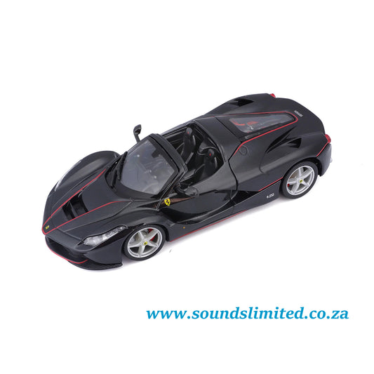 Bburago 1/24 Ferrari LaFerrari Aperta Nera 18-26022