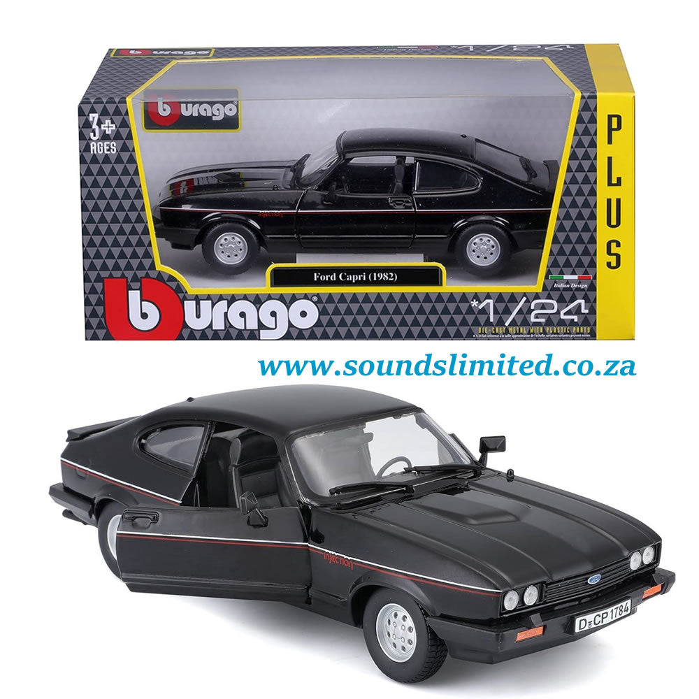 Bburago 18-21093BK 1:24 Ford Capri 1982 Black