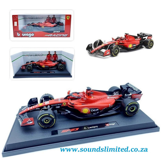 Bburago Ferrari SF-23 #16 Charles Leclerc Formula Racing 1/18 18-16812