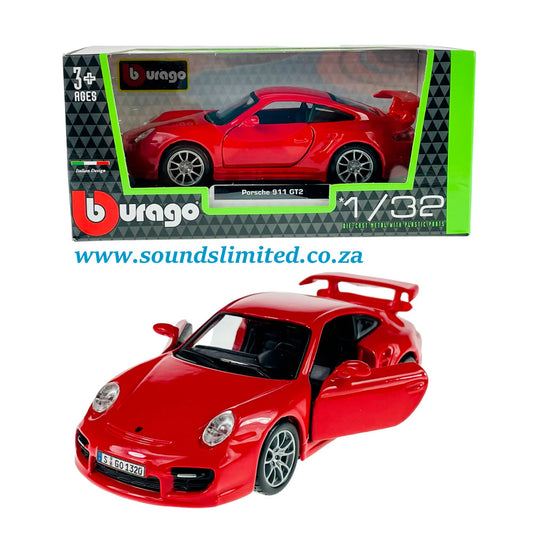 Bburago Porsche 911 GT2 Red 18-43108 12223 1/32 Scale Model