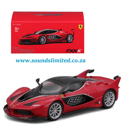 Bburago Signature Series Ferrari FXXK 1/43 Scale Red 18-36906