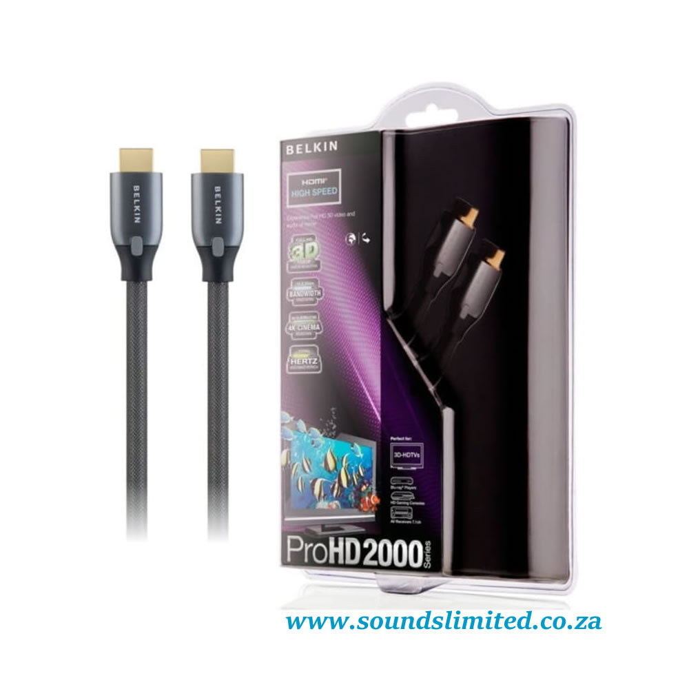 Belkin HDMI Cable Pro HD 2000 Series -2m