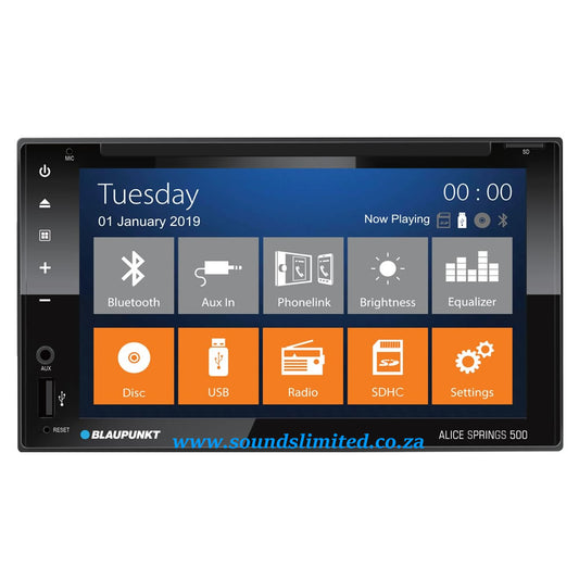 Blaupunkt ALICE SPRINGS 500 6.2 inch • Capacitive Touch Screen • Phonelink • Bluetooth