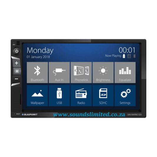 Blaupunkt SAN MARINO 520 7″ Touch Screen | Phonelink | BT | SWC | FHD Playback