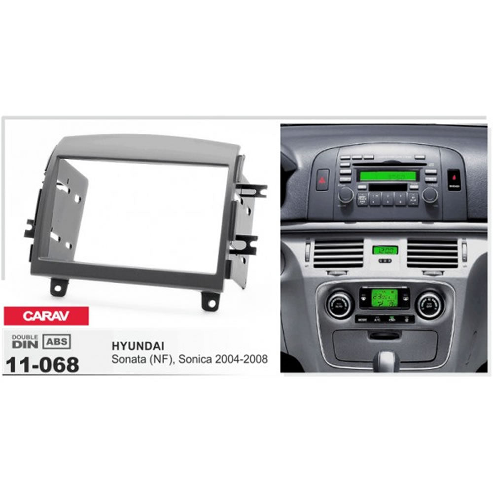 Carav 11-068 Hyundai Sonata In Dash Car Radio Trimplate