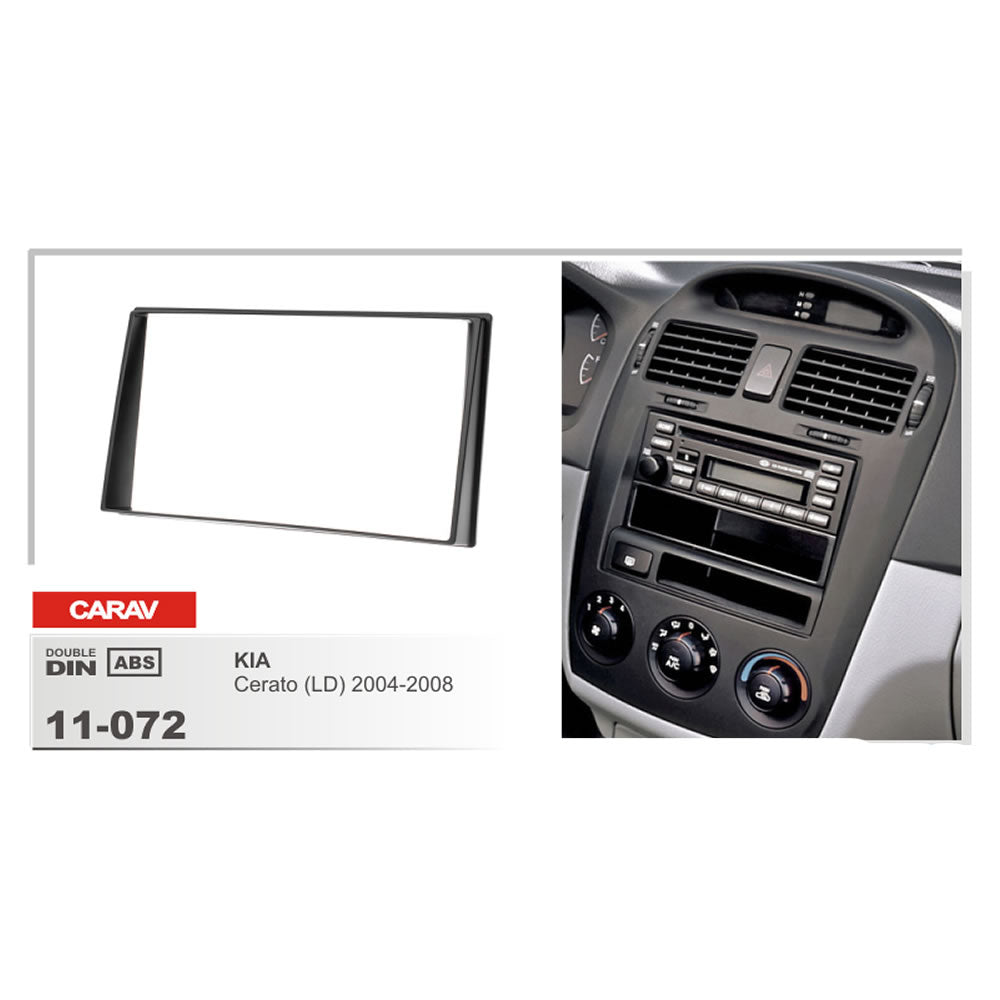 Carav 11-072 KIA Cerato; Optima In Dash Car Radio Trimplate