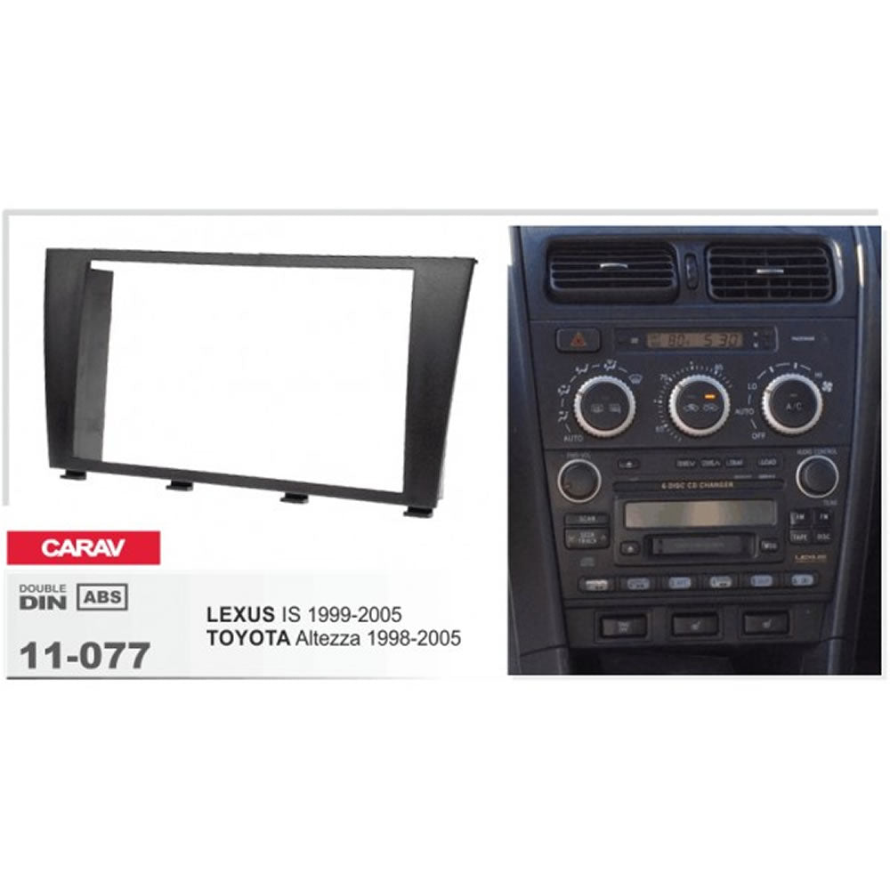 Carav 11-077 Lexus IS In-Dash Car audio installation kit (Radio Trim)
