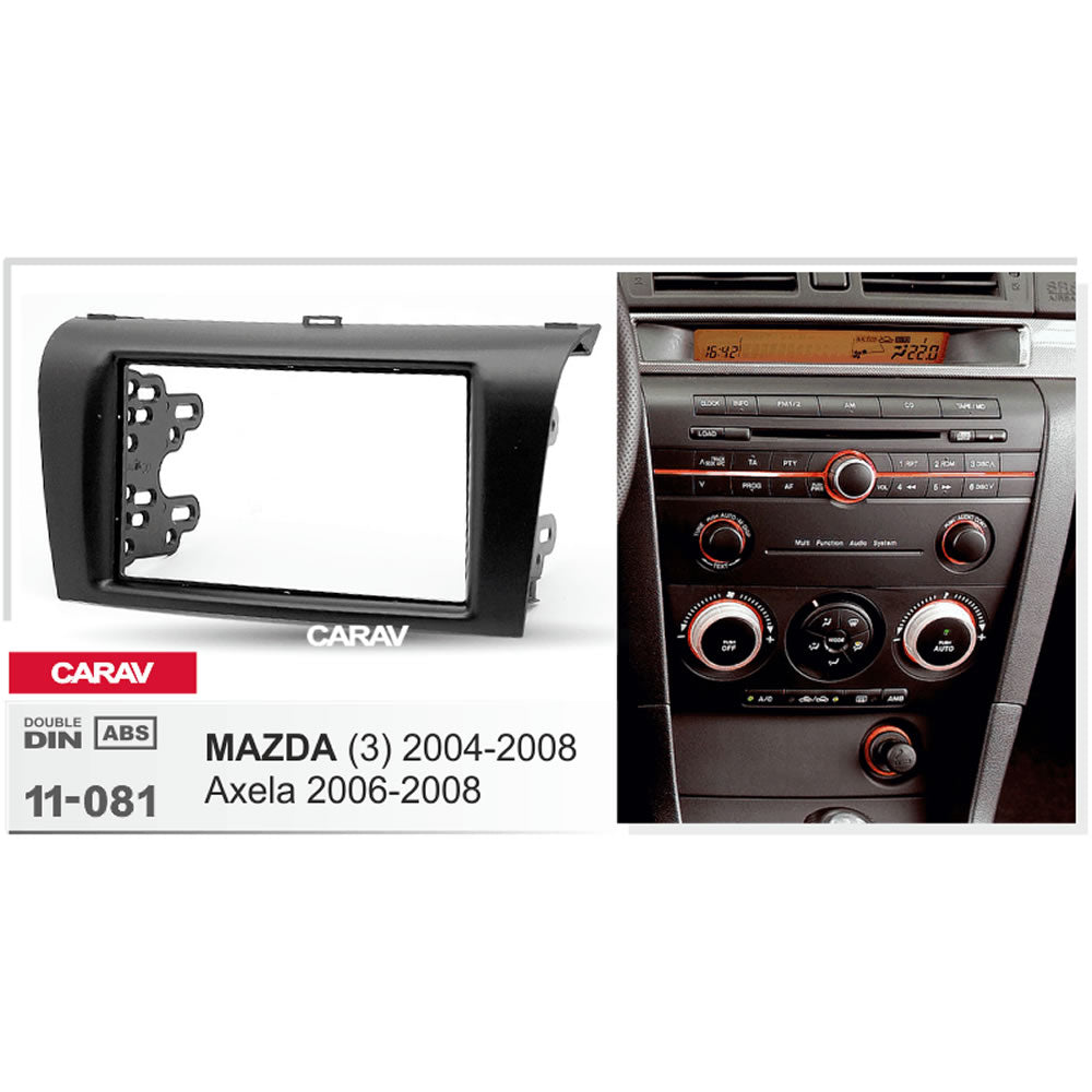 Carav 11-081 Mazda 3 In-Dash Car radio Trimplate