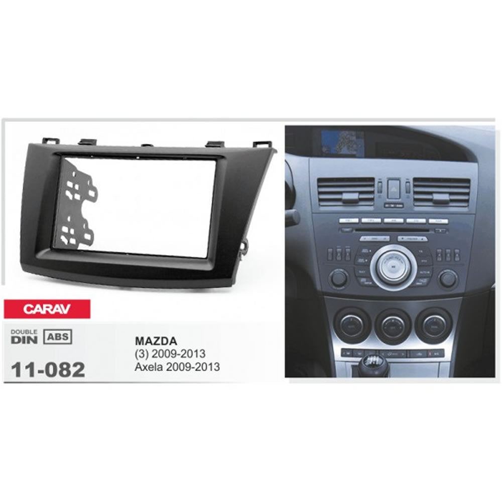 Carav 11-082 Mazda 3  In Dash Car Radio Trimplate