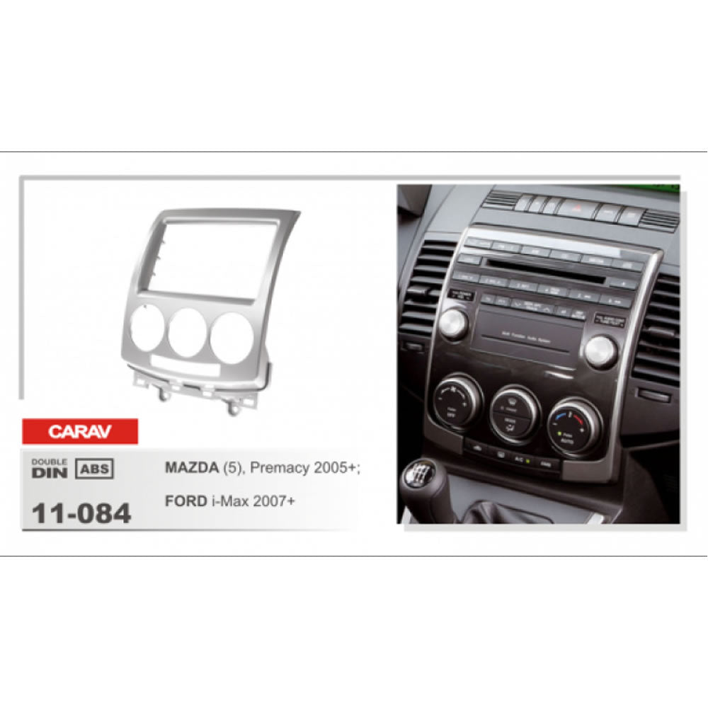 Carav 11-084 Mazda 5 In Dash Car Radio Trimplate