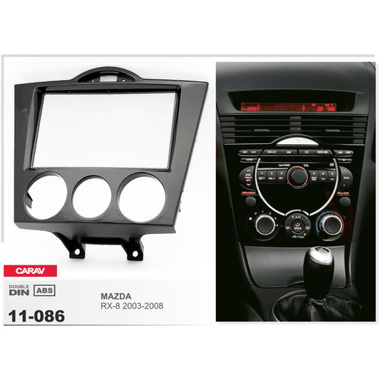 Carav 11-086 Mazda RX-8 In-Dash Car audio installation kit (Radio Trim)