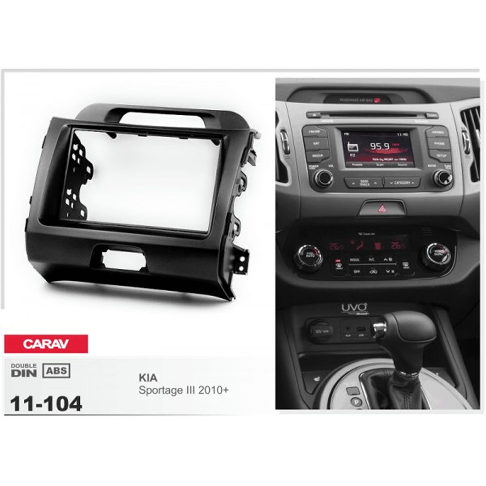 Carav 11-104 KIA Sportage  In-Dash Car audio installation kit (Radio Trim)