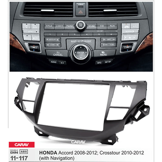 Carav 11-117 Honda Accord In Dash Car Audio Trimplate
