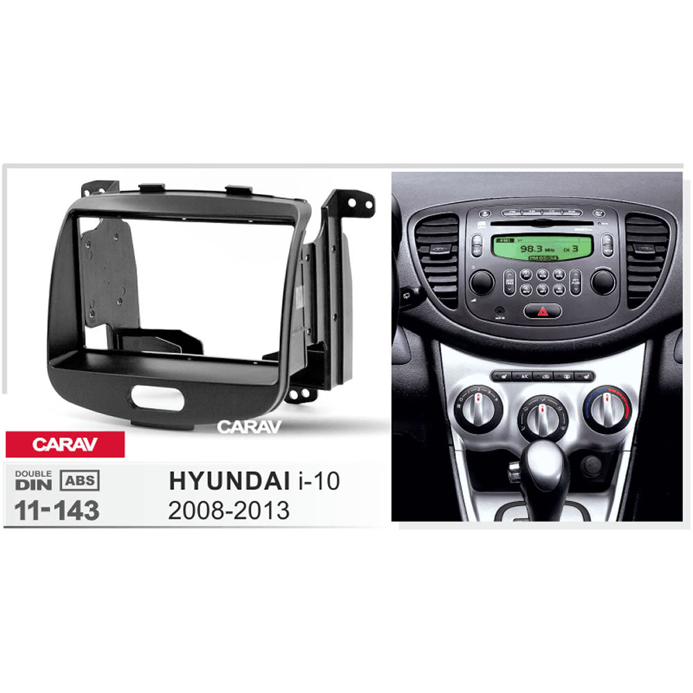 Carav 11-143 Hyundai i-10 In-Dash Car audio installation kit (Radio Trim)