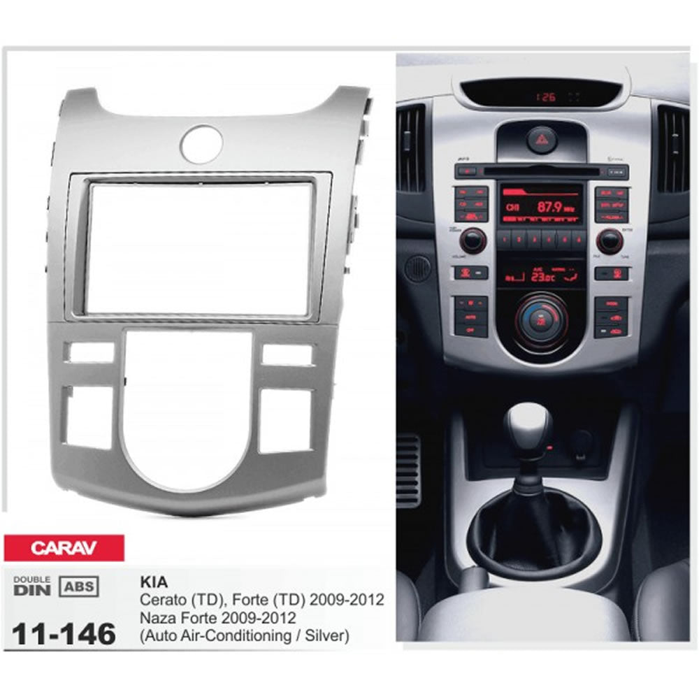 Carav 11-146 KIA Cerato In Dash Car Radio Trimplate