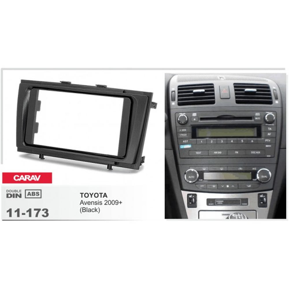 Carav 11-173 Toyota Avensis In Dash Car Radio Trimplate