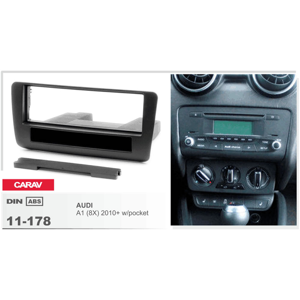 Carav 11-178 Audi A1 In-Dash Car audio installation kit (Radio Trim)