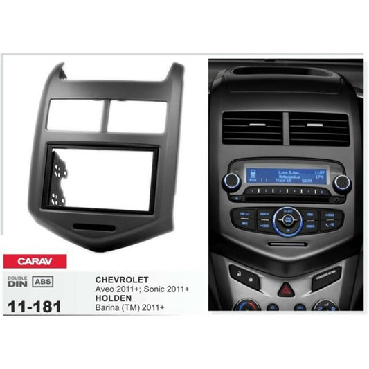 Carav 11-181 Chevrolet Aveo, Sonic 2011+ / Holden In-Dash Car radio Trimplate